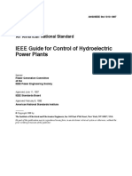 Guide for Control of Hydroelectric Power Plants