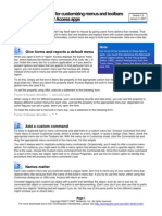 10 Tips Access Custom Menus
