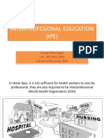 Interprofesional Education (Ipe) - 2