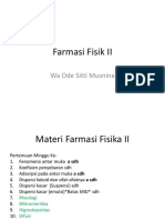 Farmasi Fisik II