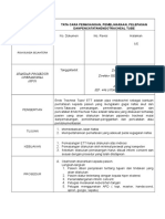 SOP Pemasangan Endotrakeal Tube (ETT)