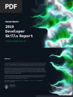 HackerRank 2019 2018 Developer Skills Report