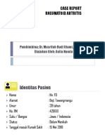 Case Report Rheumatoid Arthritis Dr. Utami