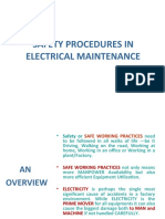 Safety Procedures in Electrical Maintenance