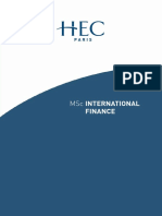 HEC MSC Internationa Finance PDF