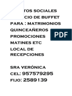 eventos sociales