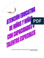 Atención de Estudiantes Con Capacidades Diferentes