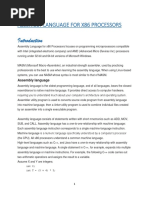 Assembly2 Language for 80x86 Processors1