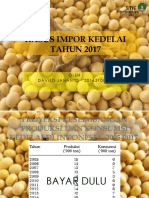 PPT Ekonomi Internasional Tentang Kasus Impor Kedelai Indonesia Tahun 2005 - 2017