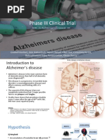 Phase III CT in Alzheimer's Disease