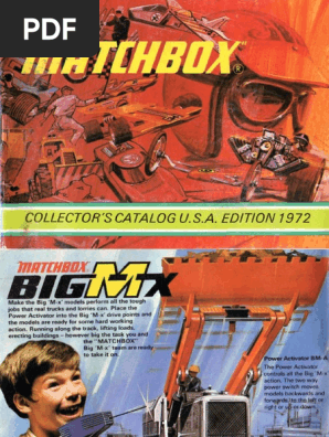 Matchbox 1972 Catalog