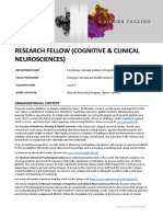 PD - Research Fellow (Cognitive and Clinical Neurosciences) 586930
