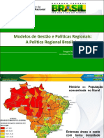 Modelos de Gestão e Políticas Regionais - A Política Regional Brasileira - SDR-MI