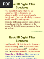 Basic IIR Digital Filter Structures