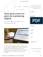 Como Crear Un Plan de Marketing Digital