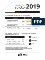 Novos Valores de Contribuição 2019 A4