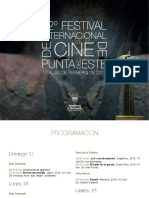 Programa Del Festival de Cine de Punta Del Este 2019