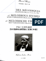 25 Estudios Melódicos Con Variaciones. Marcel Moyse