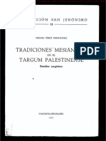 Tradiciones Mesiánicas en El Targum Palestinense - Miguel Pérez Fernández