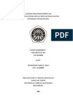 Laporan Praktikum Perhitungan Erosi Dengan Gis, M.sadiqul Iman (H1e108059)