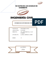 Informe de Estudio de Suelos