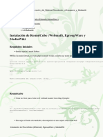 Instalación y Configuración Del Webmail-Roundcube, EGroupware y Mediawiki