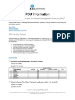 IPM Day 2018 PDU Information