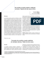 Corrección de Mordida Cruzada Posterior Vestibular en Dentición Primaria. Reporte de Dos Casos Clínicos