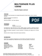 Multigrade Plus 15W-40 PDF