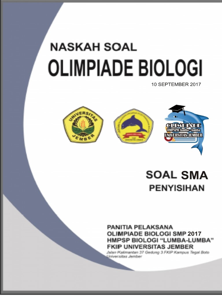 Contoh Soal Olimpiade Biologi Sma 2017 - Contoh Soal Terbaru