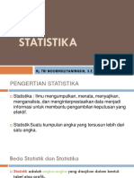Materi Statistika II - Pertemuan Pertama PDF
