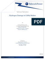 Hydrogen Damage in Boiler