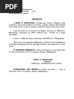 SSS Affidavit of Undertaking Sample | PDF | Affidavit
