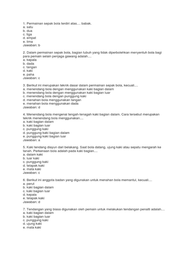 Soal Kelas X Semester 1