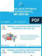 Terbaru! Jasa Optimasi Web Terpopuler Purwokerto, 0811-2829-003