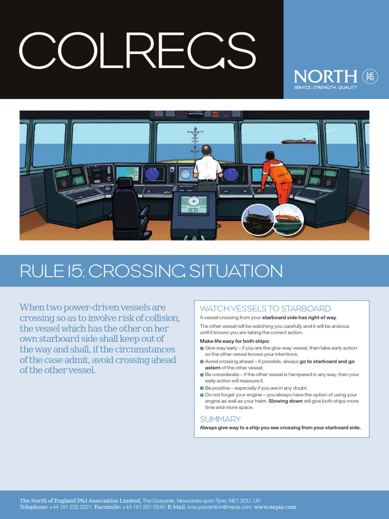 Rule 15: Crossing Situation Guidelines | PDF