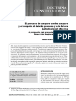 El proceso de amparo contra amparo  y el respeto al debido proceso y a la tutela  jurisdiccional efectiva -  A propósito del precedente vinculante  - Dirección Regional de Pesquería. AUTOR: DR. JANNER  ALAN  LOPEZ  AVENDAÑO