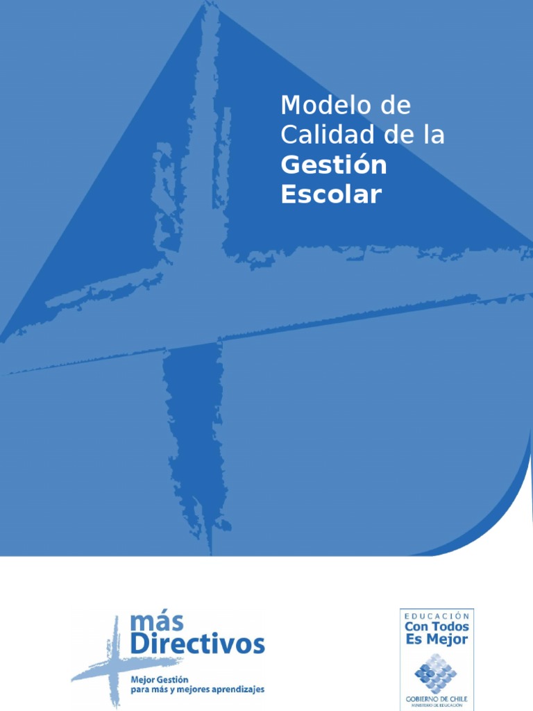 Modelo de Calidad Del Gestión Escolar | PDF | Evaluación | Maestros