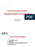 Finanzas Corporativas: La Corporación