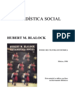 ESTADÍSTICA SOCIAL HUBERT M. BLALOCK FONDO de CULTURA ECONÓMICA. México, Este Material Se Utiliza Con Fines Exclusivamente Didácticos