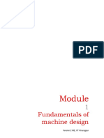 Module-1 - Lesson-2 Machine Design PDF