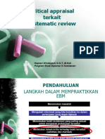 1. Critical Appraisal Sistematic Review