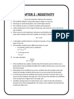 Chapter 2: Resistivity: Ro F RW