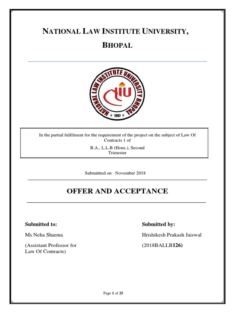 § 2-206. Offer and Acceptance in Formation of Contract.