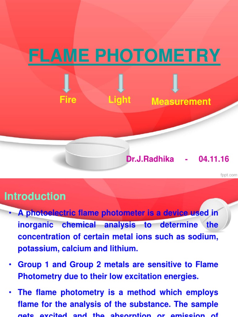 Flame PDF Emission Spectrum Physical Chemistry