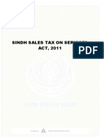 Sindh Sales Tax On Services Act 2011