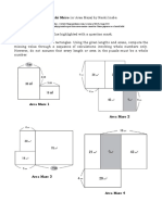 Area Maze - Worksheet