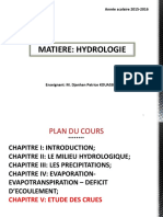 Chap V - Etude Des Crues PDF