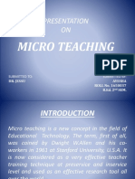 Presentation On Micro Teaching