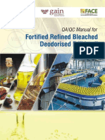 QA QC Manual For Fortified Refined Bleached Deodorised Edible Oil